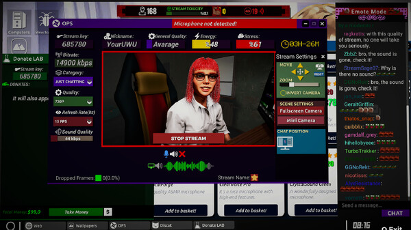 Tài khoản Streamer Life Simulator 2 ✔️Offline ✔️Vĩnh Viễn