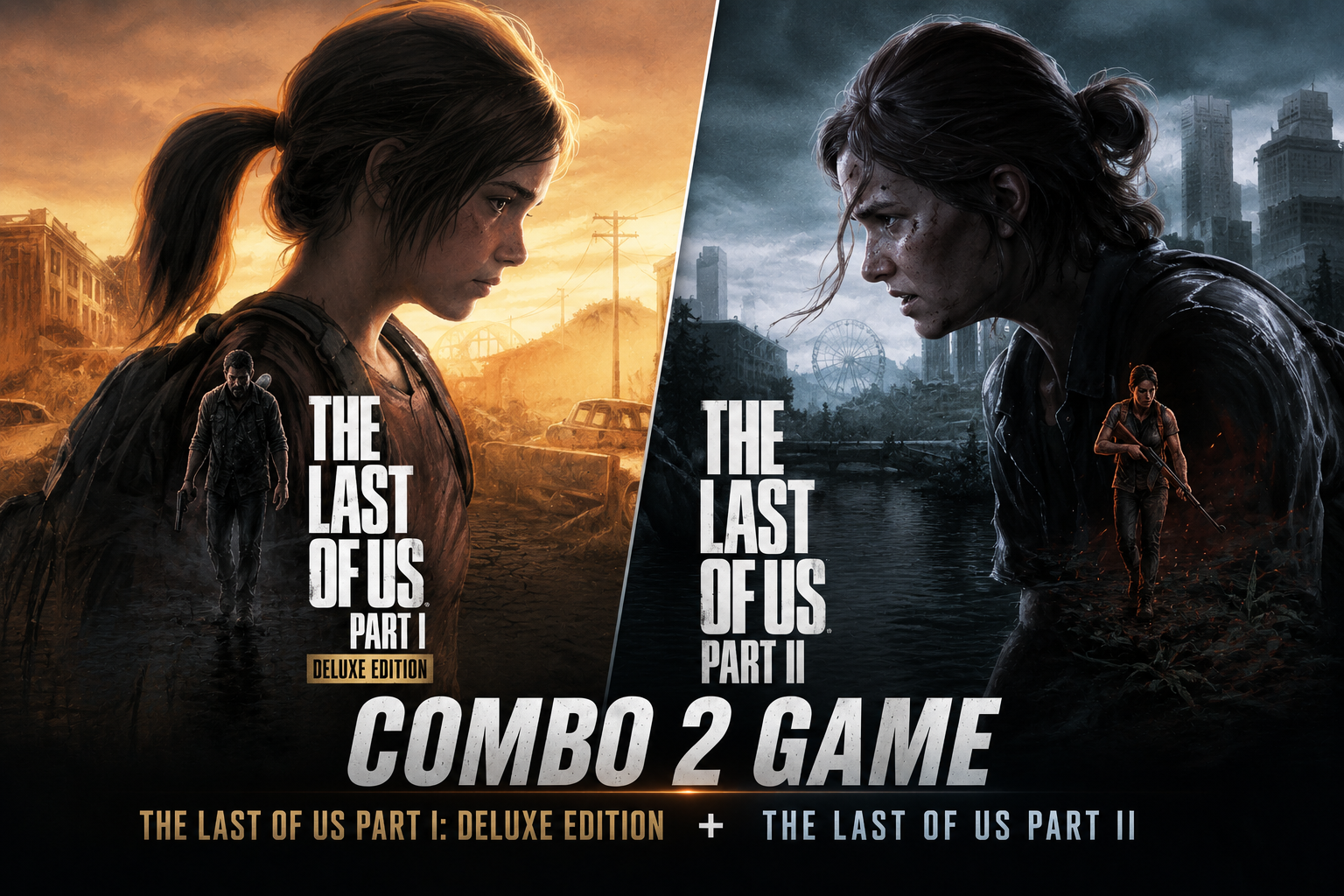 Combo 2 Game The Last of Us Part I: Deluxe Edition + The Last of Us Part II | Steam Cá Nhân