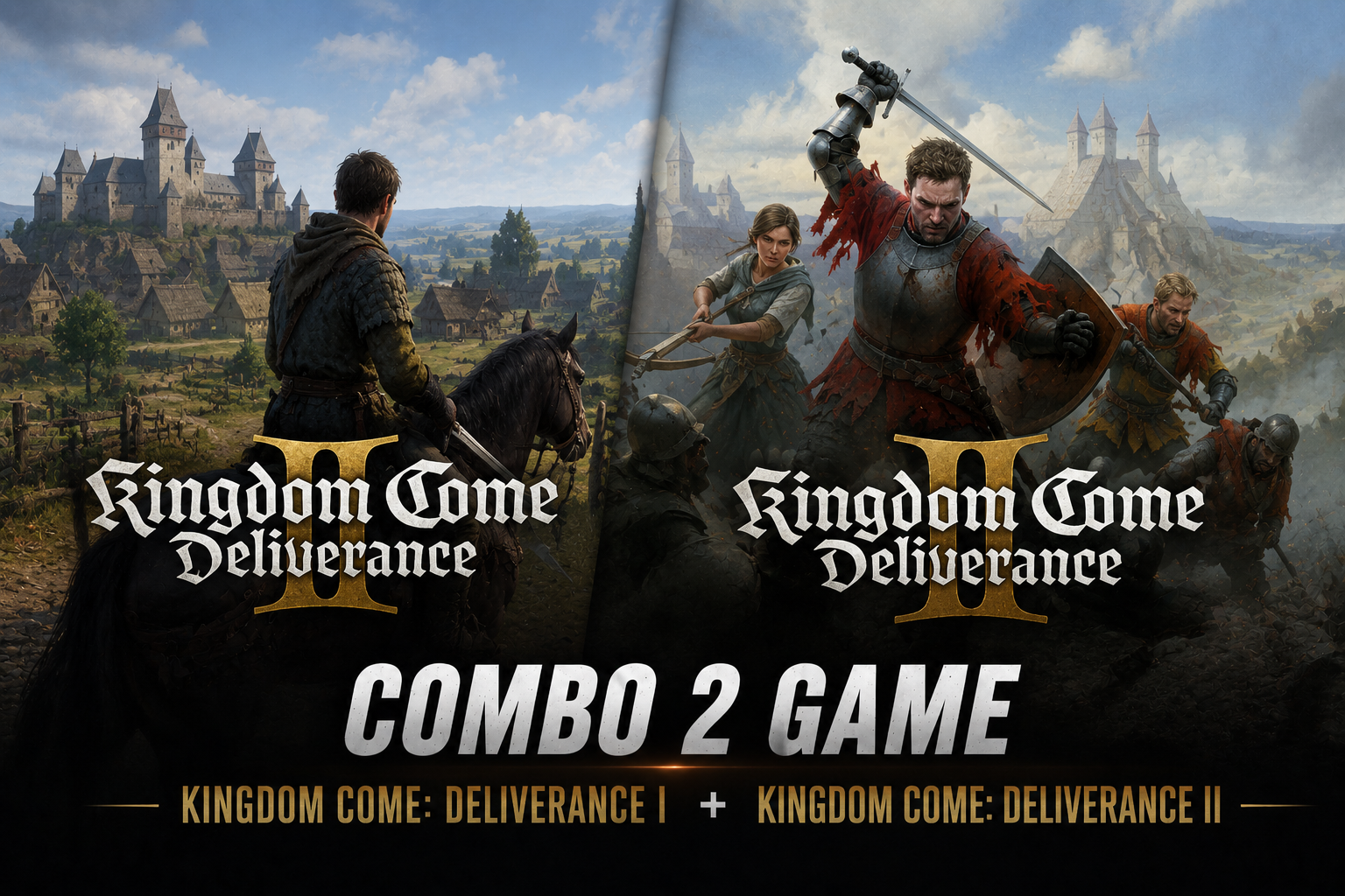 Combo game Kingdom Come: Deliverance 1 + 2 | Steam Cá Nhân