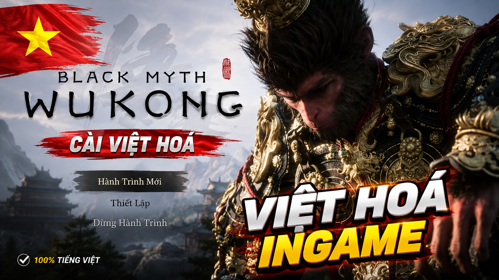 Dịch vụ mod việt hoá - Black Myth Wukong
