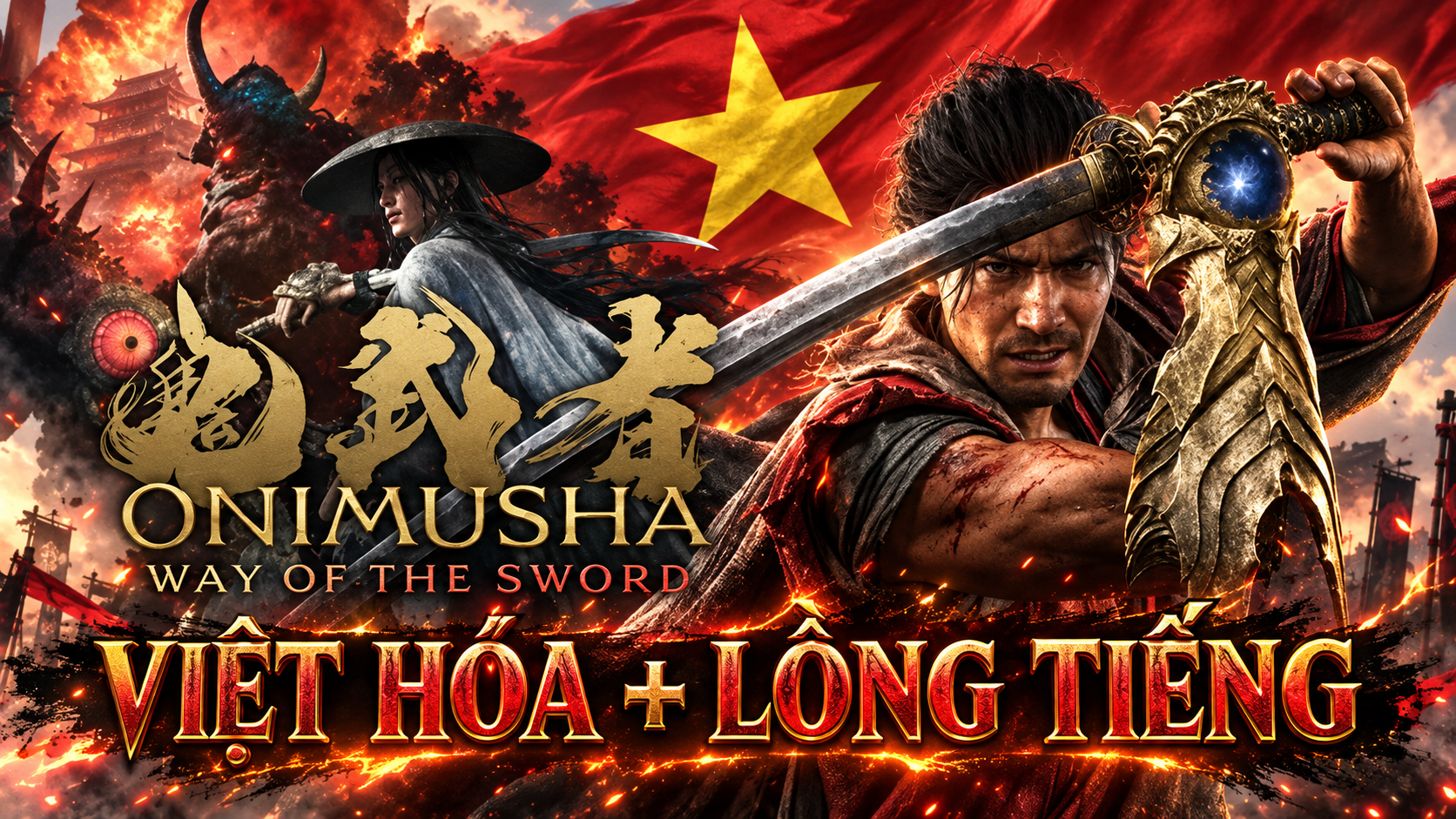 Onimusha: Way of the Sword Việt Hóa + Lồng Tiếng Việt - Miễn Phí